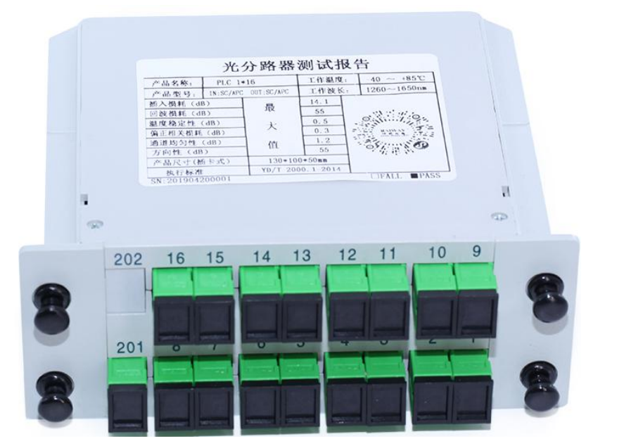插卡式1X16光分路器