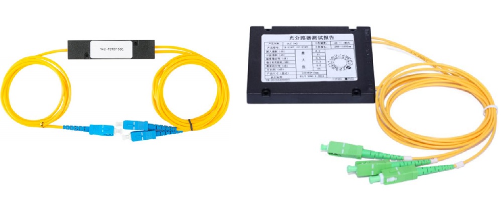 ABS盒式1X2光分路器(FBT/PLC)