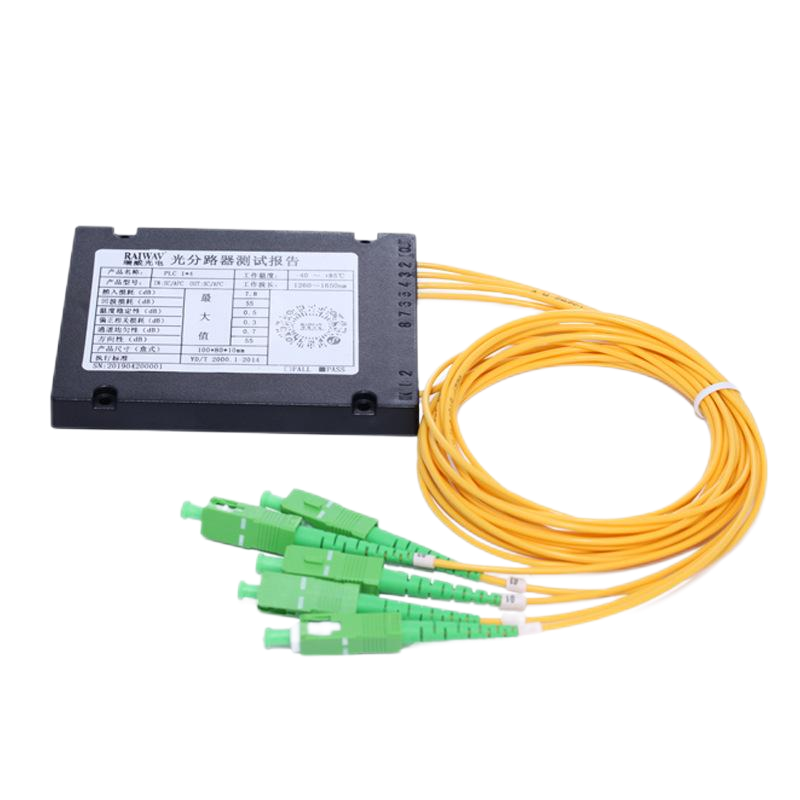 ABS盒式1X4光分路器(PLC)